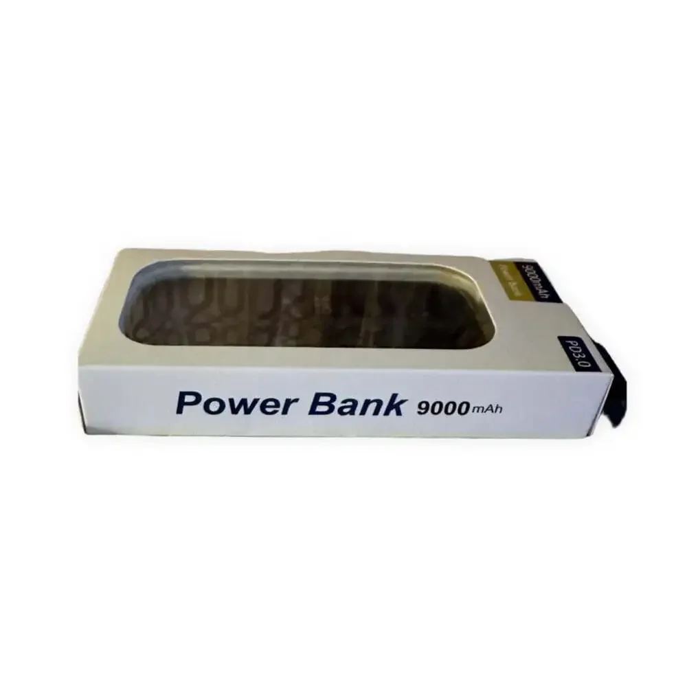 PD 9000mAh portable power bank compatible with USB Power - fast charging